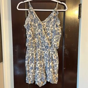 Floral romper.